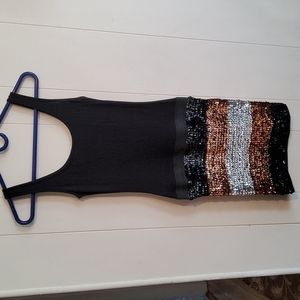 Fifth cuture sequined tank dress